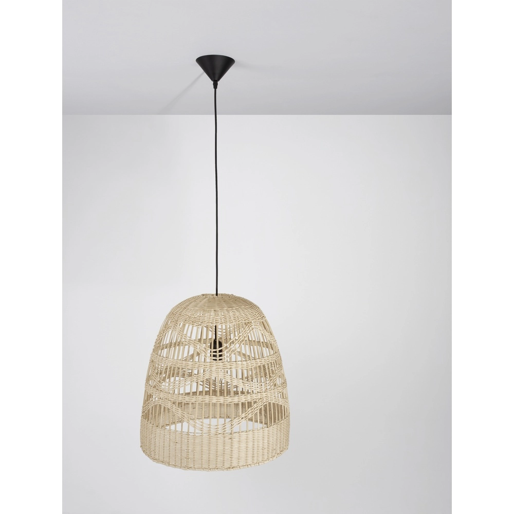 Rattan pendant lamp Marlo Ø 46cm Lyora 5212017438836