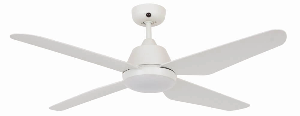 Ceiling fan with lamp Aria Led Ø 122cm white IP55