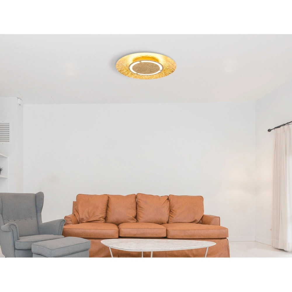 Ceiling lamp Tabea Ø 50cm gold Globo 9007371350315