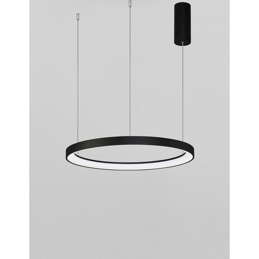 Design pendant lamp Pertino black Ø 48cm 2700K