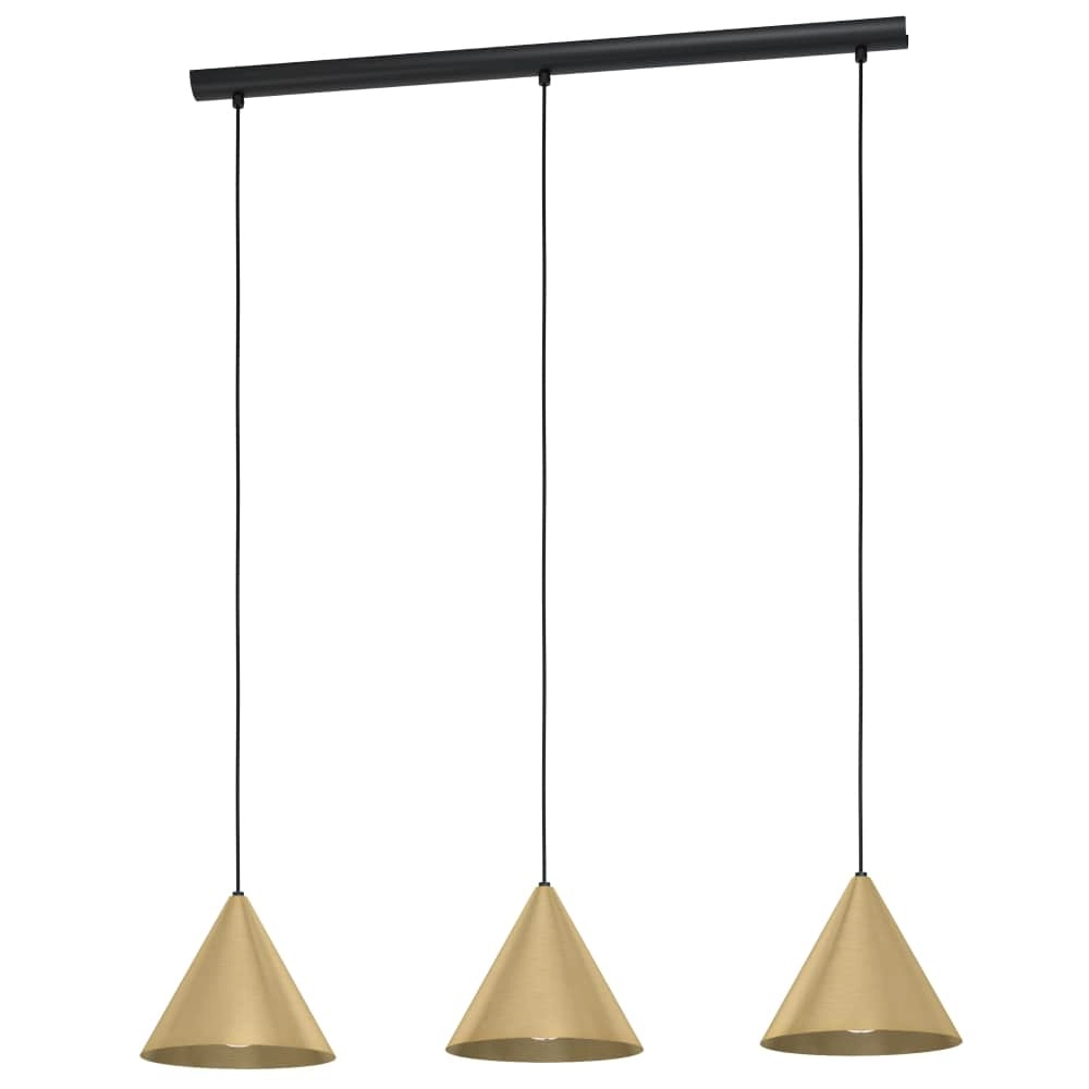 Dining table hanging lamp Narices gold