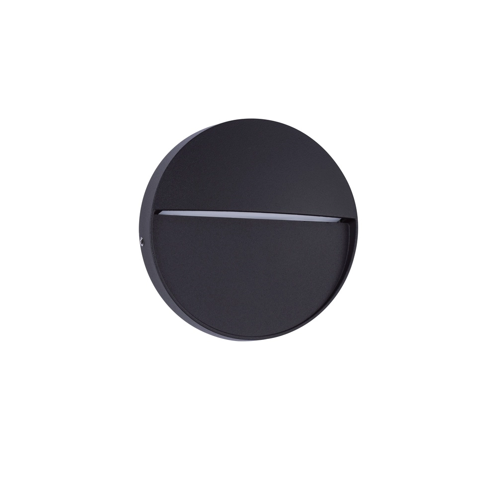 Round wall lamp Toby Design black Lyora 5212017453594