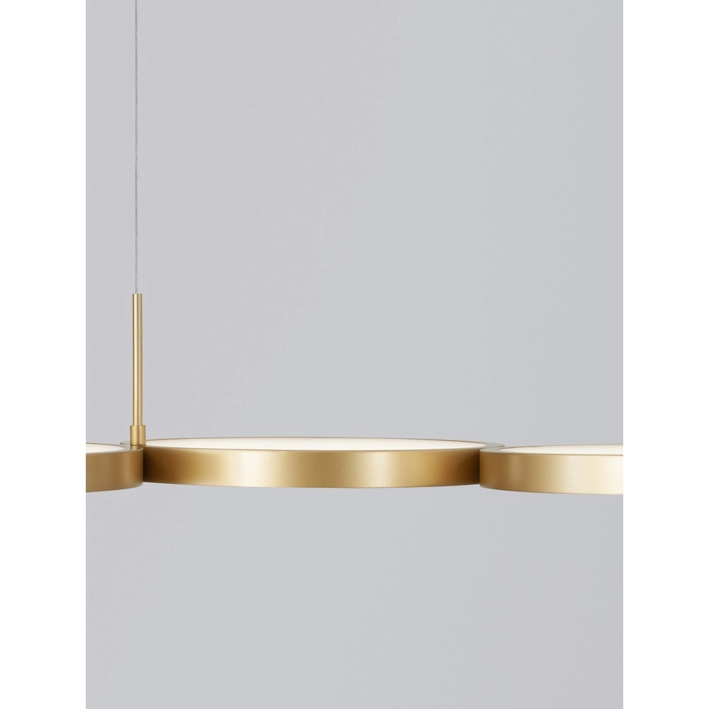 Modern pendant lamp Magnus gold 84cm Lyora 5212017433190