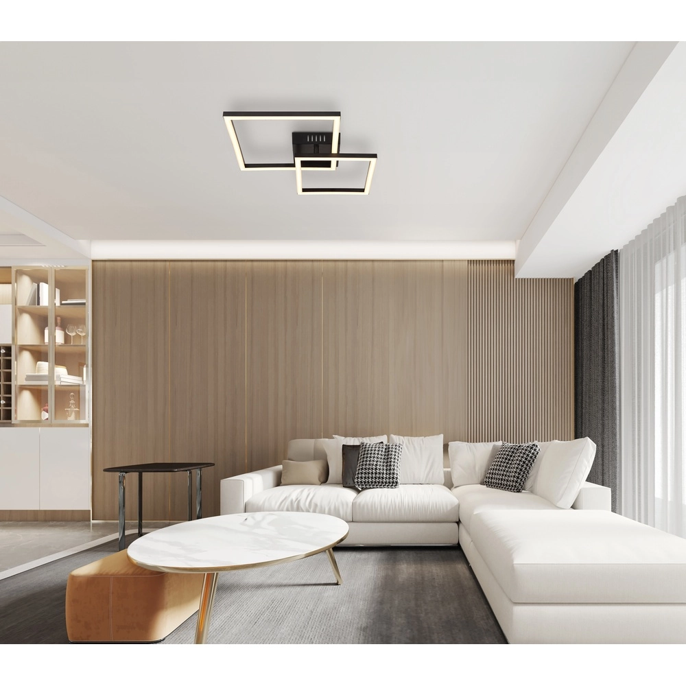 Sleek ceiling lamp Tyler Black Globo 9007371453818
