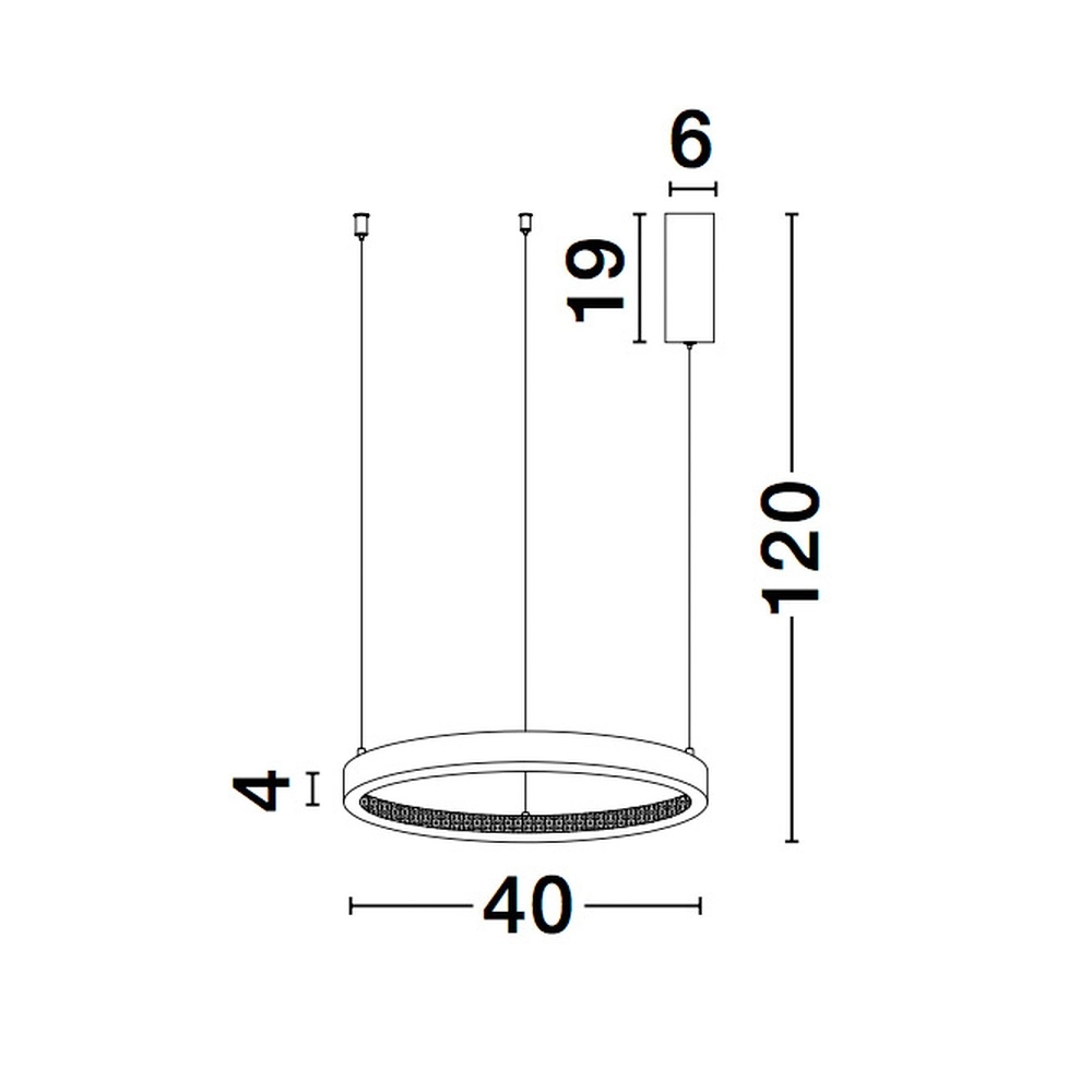 Pendant lamp Preston black Ø 40cm Lyora 5212017429162