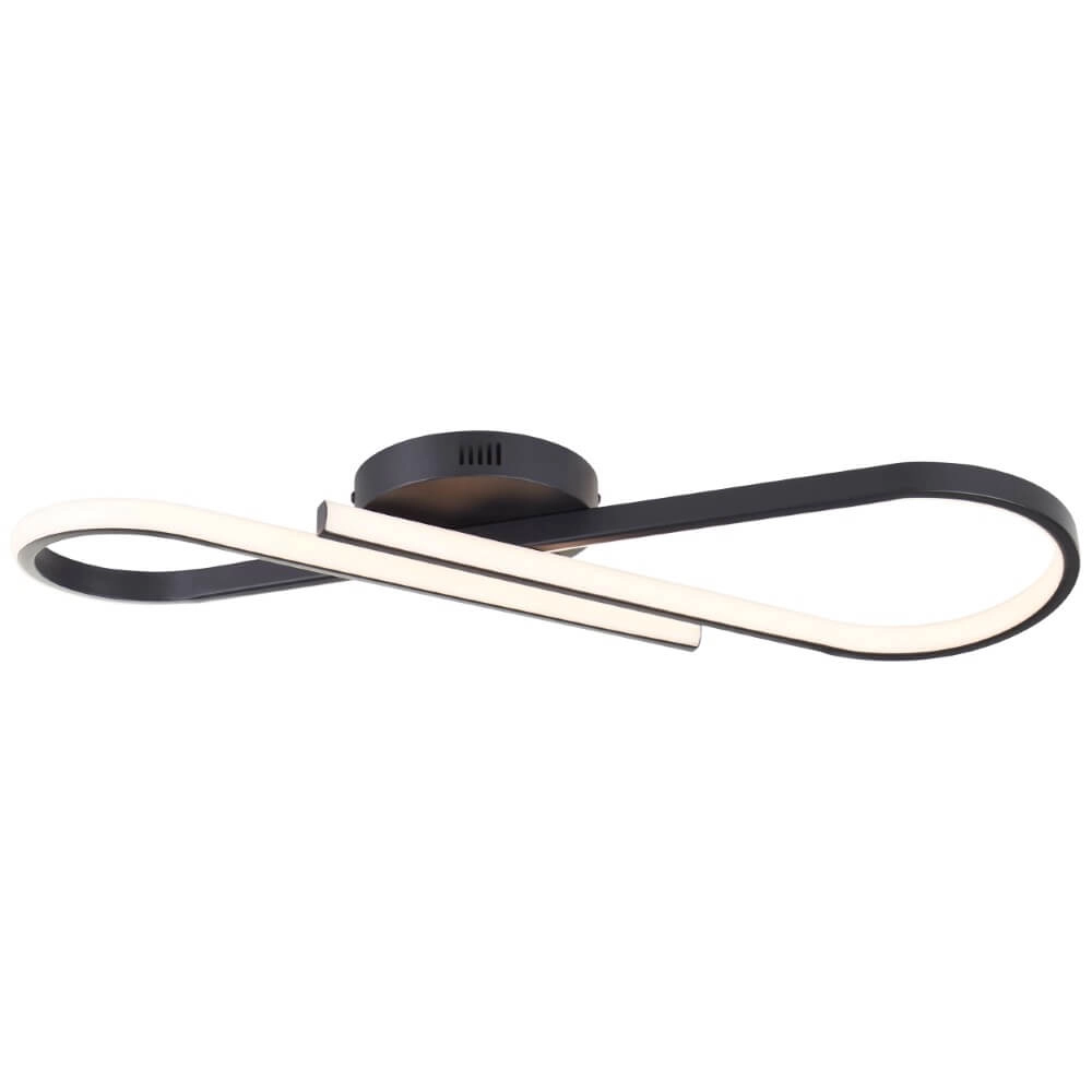 Black ceiling lamp Hinton black