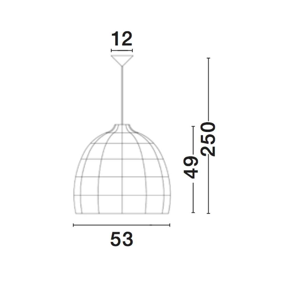 Bohemian pendant lamp Destin rattan Ø 53cm Lyora 5212017416674