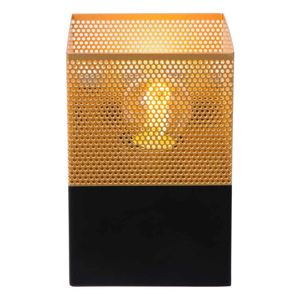 Design wall lamp Renate black with gold Lucide 5411212211286