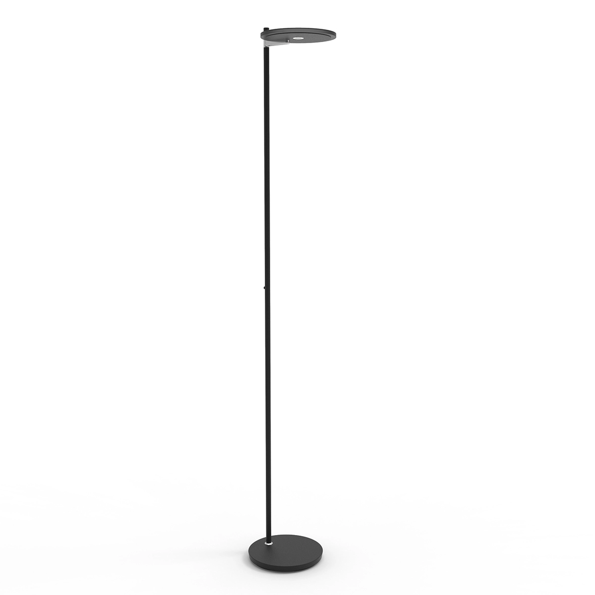LED floor lamp Turound 40w - 2200-4000K - 187cm black smoke glass