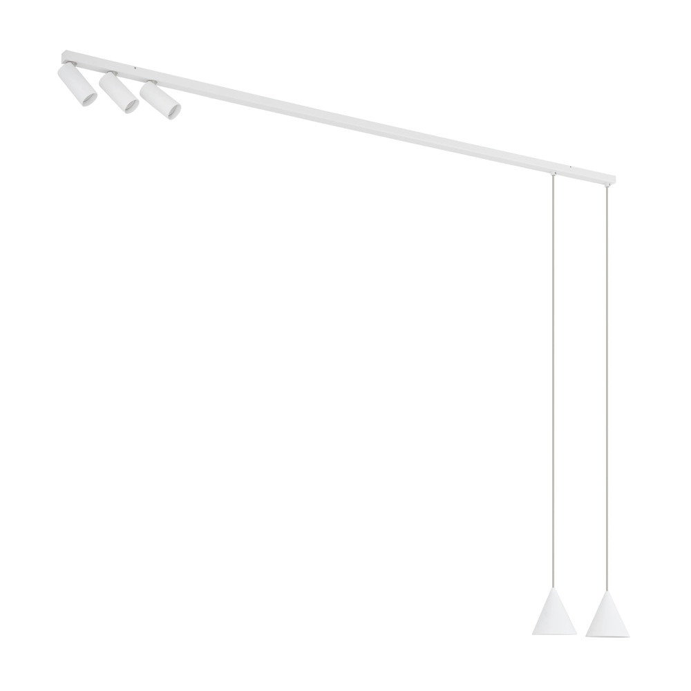 Ceiling and pendant lamp Fourty white