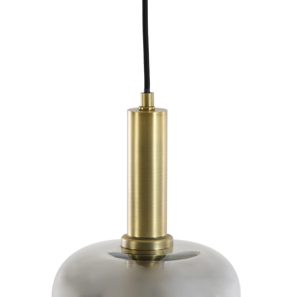 Smoke Glass Pendant Light Lekar Ø 16cm - 1x E27 Light & Living 8717807610968
