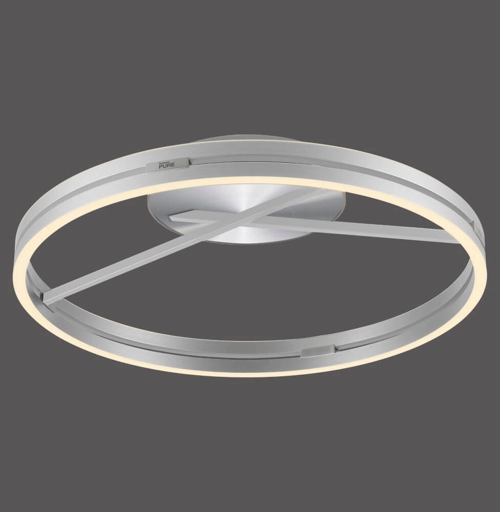 Round ceiling lamp Pure Loop aluminum Paul Neuhaus 4012248385500
