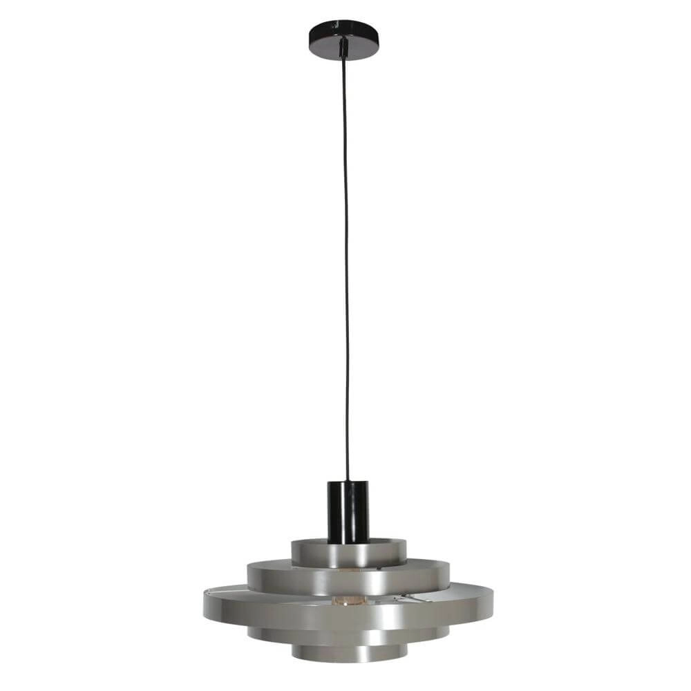 Design pendant lamp Halo Cirque grey Ø 50cm Steinhauer 8712746178319
