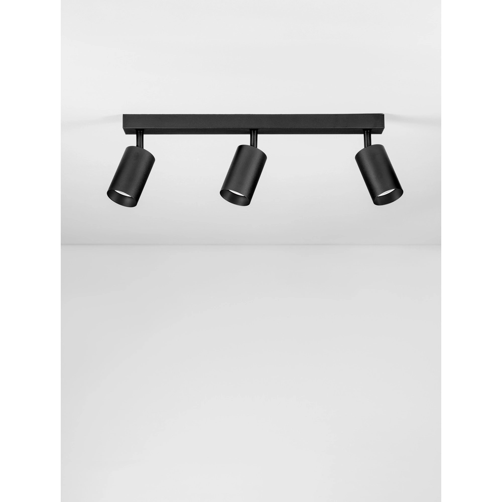 Ceiling spotlight Reig 3-light black Lyora 5212017477958