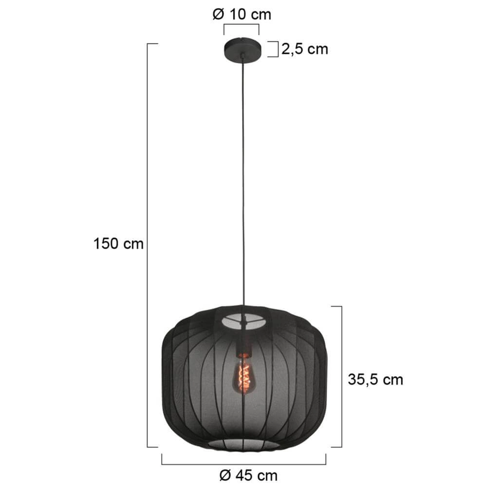 Bohemian pendant lamp Sable Ø 45cm Steinhauer 8712746177893