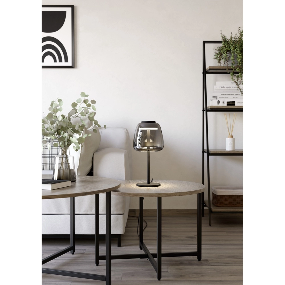 Table lamp Alfero-Z Smoke Glass - App Control Eglo 9008606312863