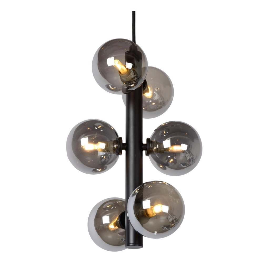 Pendant lamp Tycho Black Lucide 5411212450951