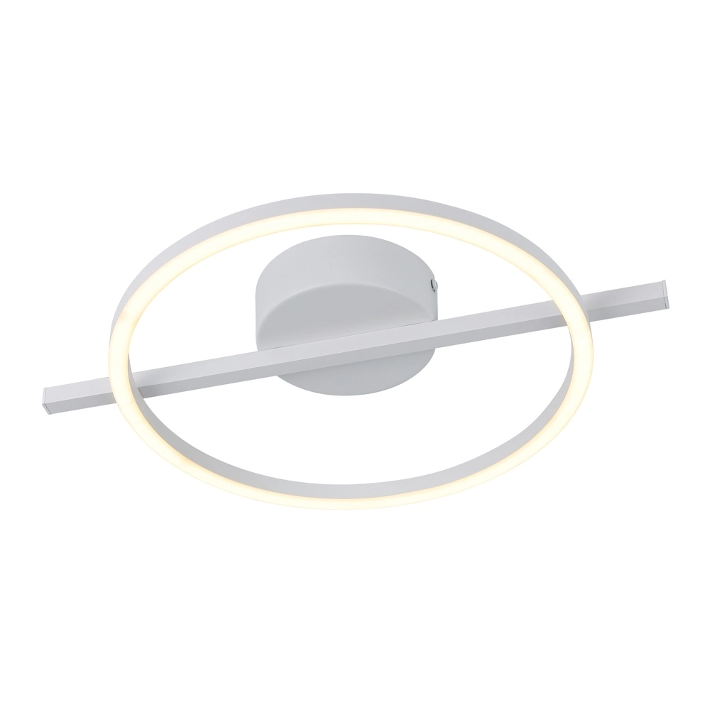 Led ceiling light Amandolo with remote control - white - round
