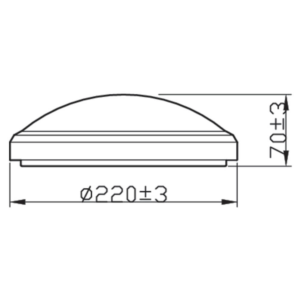 LED ceiling lamp Doris white Philips 8719514417915