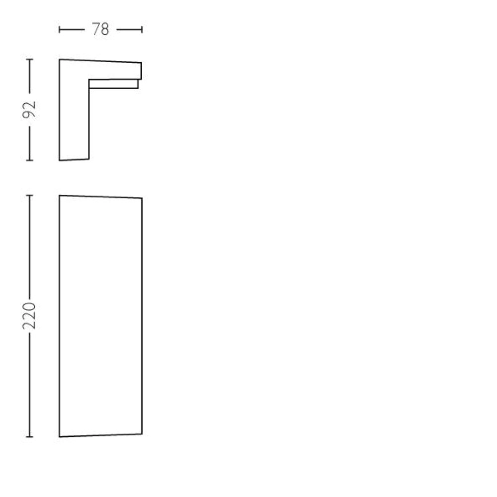LED outdoor lamp Bustan Philips 8718696158876