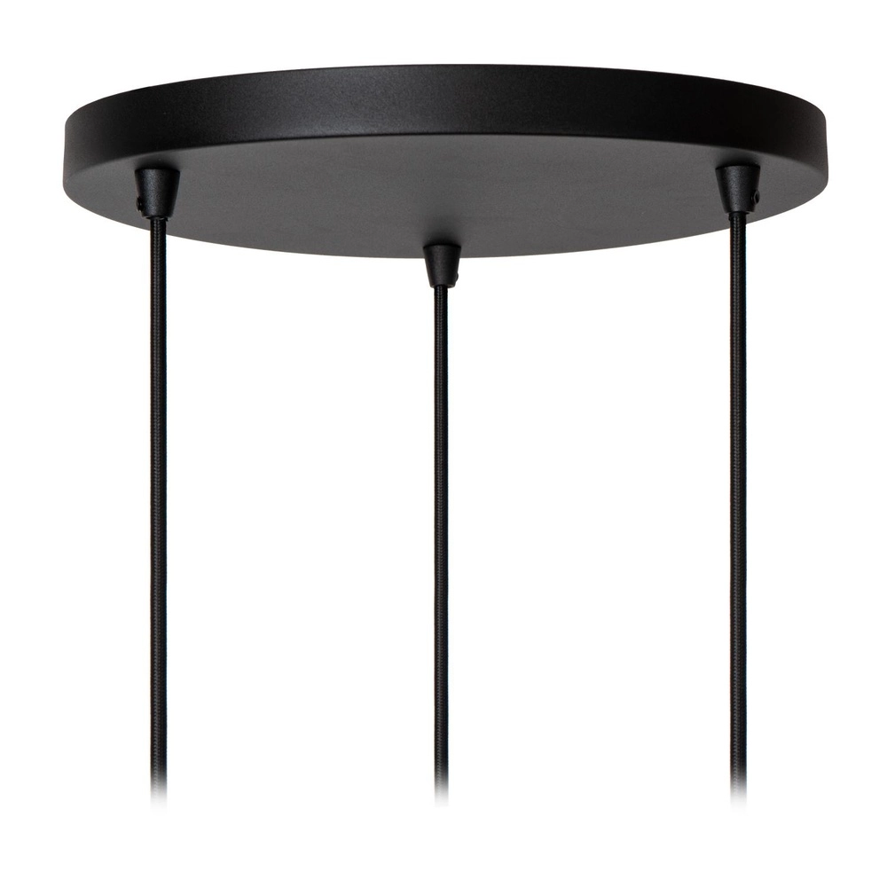 Pendant lamp Rosas Ø 43cm black with gold Lucide 5411212211835
