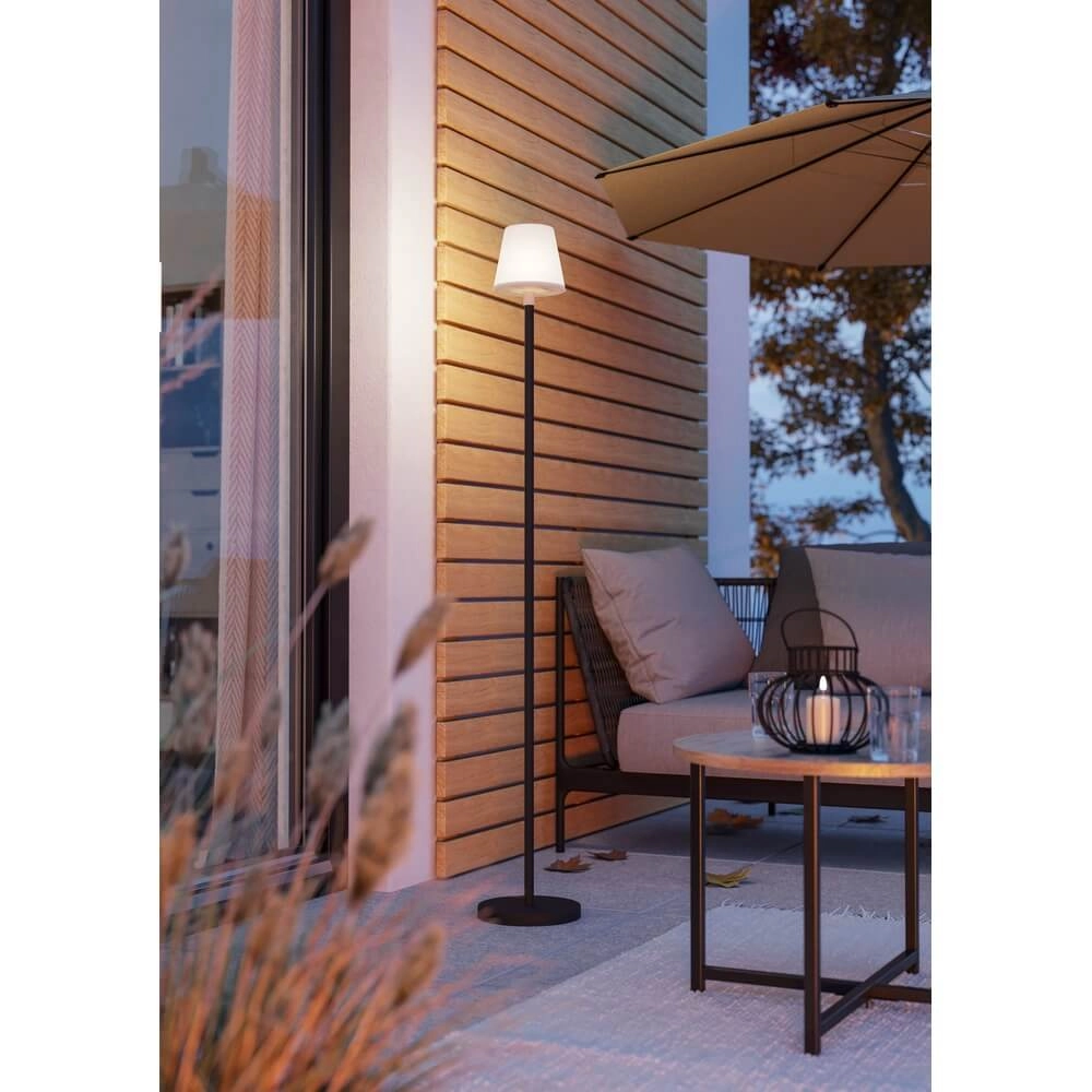 Design terrace lamp Montapalma Black with white cone Eglo 9002759758882