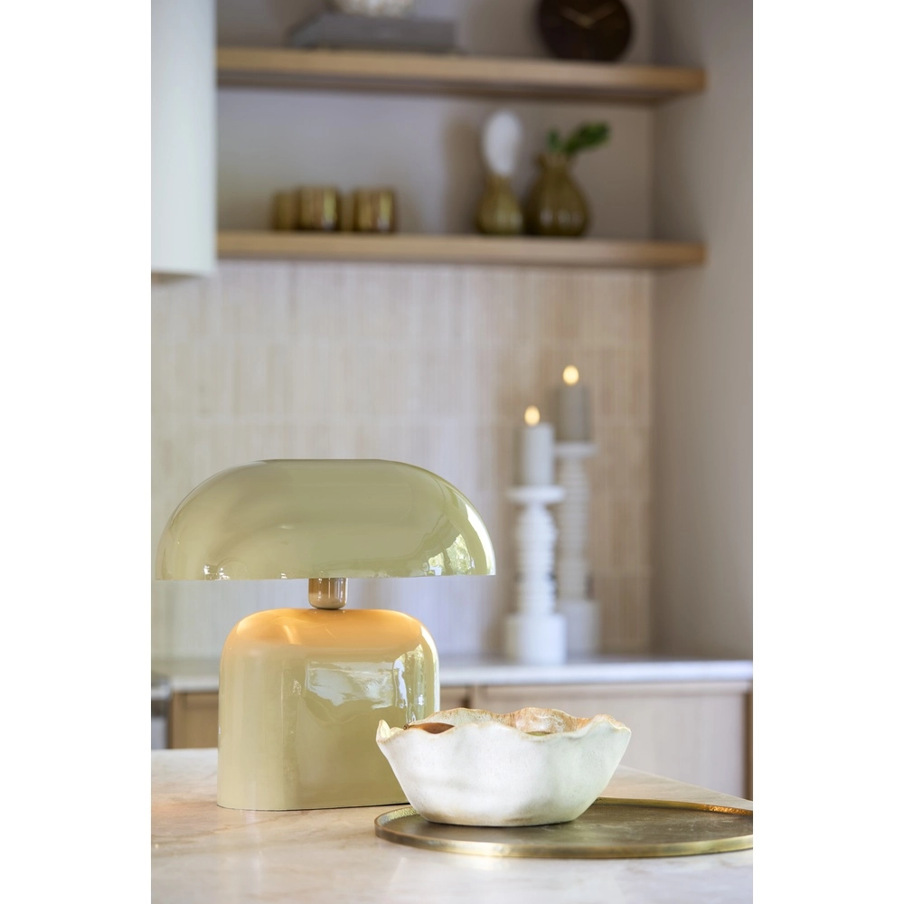 Table lamp Todd oval - gloss taupe Light & Living 8717807818920