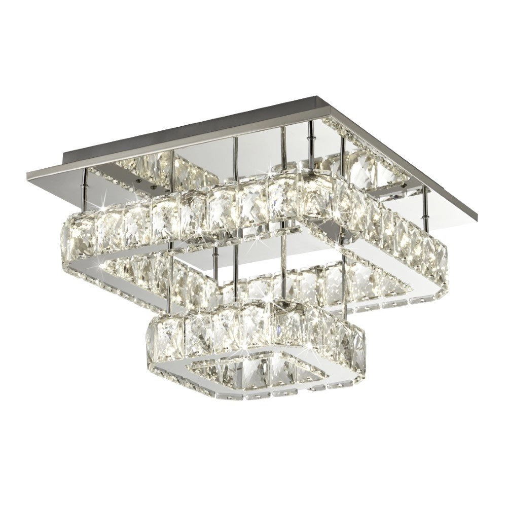 Crystal ceiling lamp Flush Searchlight 5053423164854