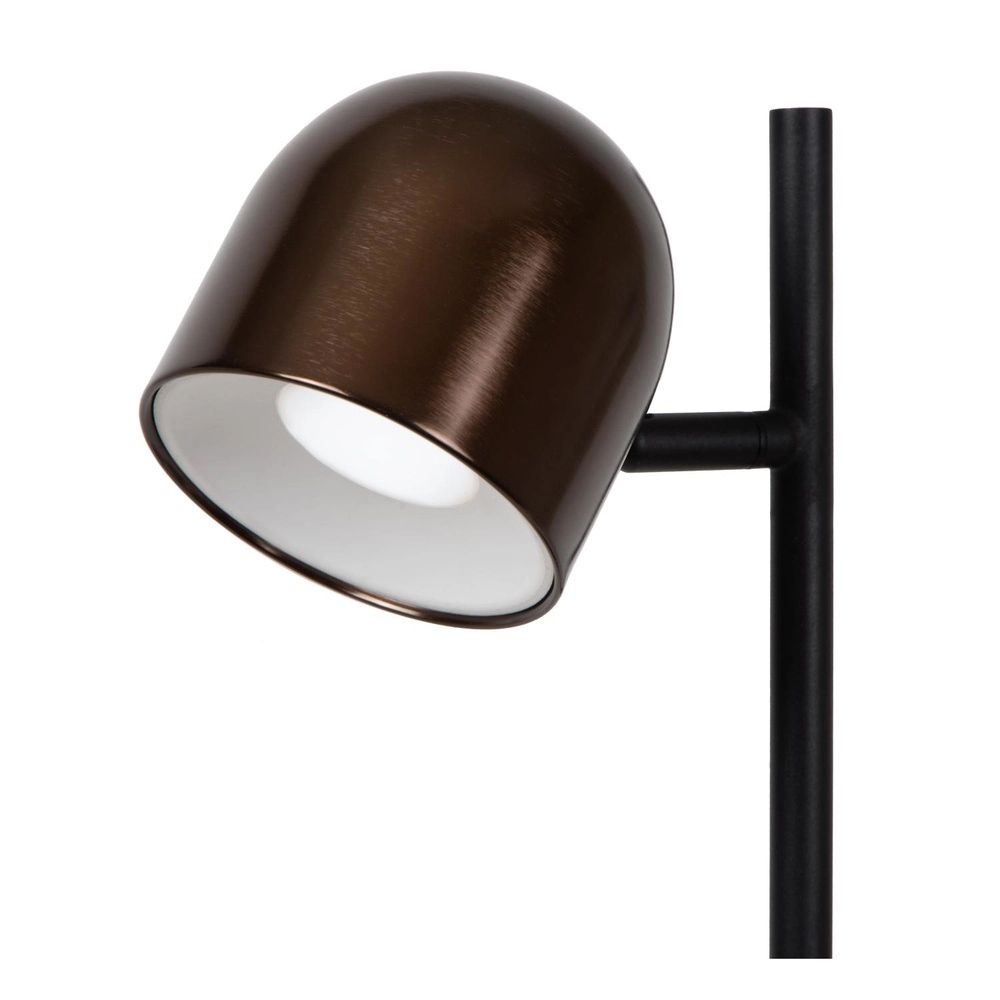 Rechargeable floor lamp Skanska Rech coffee brown Lucide 5411212032171