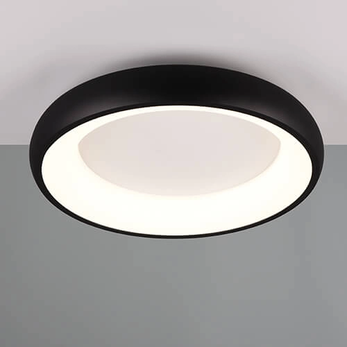 Led ceiling light Cardona black - Ø 45cm Trio 4017807613902
