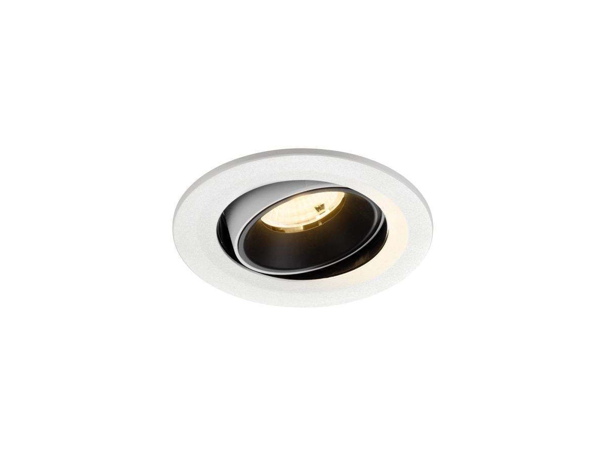 Recessed spotlight Numinos Move S white/black 3000K - 55deg