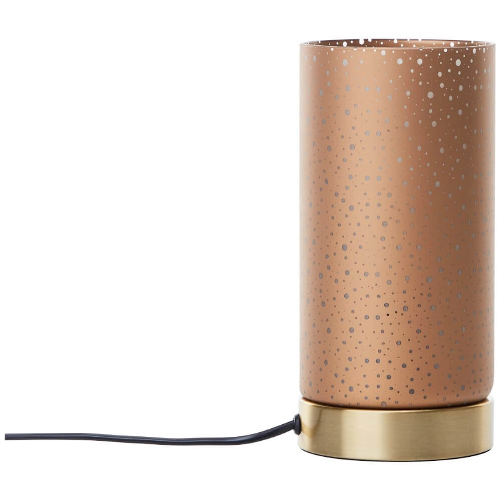 Table lamp Scarlett Gold with copper bronze Brilliant 4004353438196
