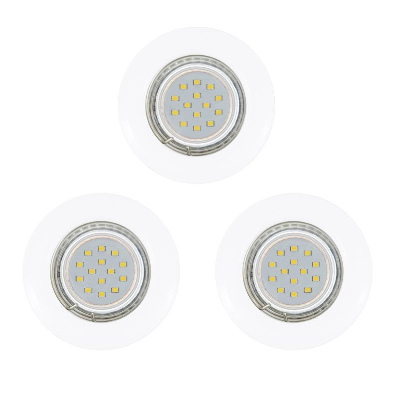 LED spot Peneto Round 7.8cm set of 3 white