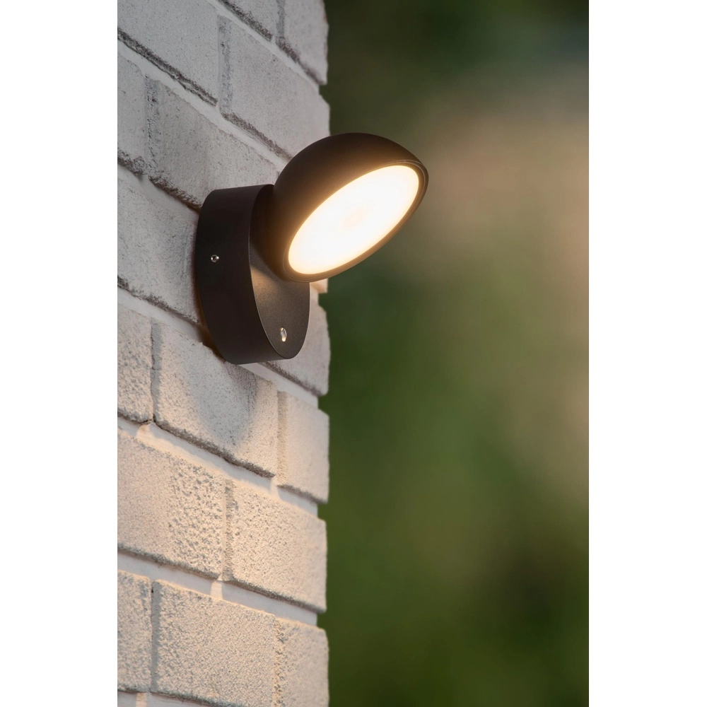 Design wall lamp Finn with sensor black Lucide 5411212221612