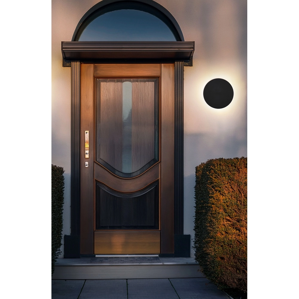 Sleek wall lamp Lamont Black Globo 9007371507733