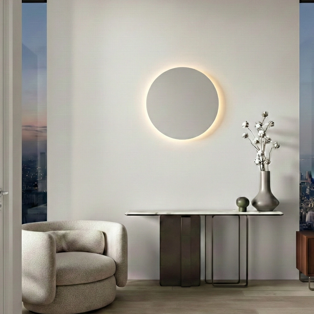 Design wall lamp Alida chrome Ø 50cm