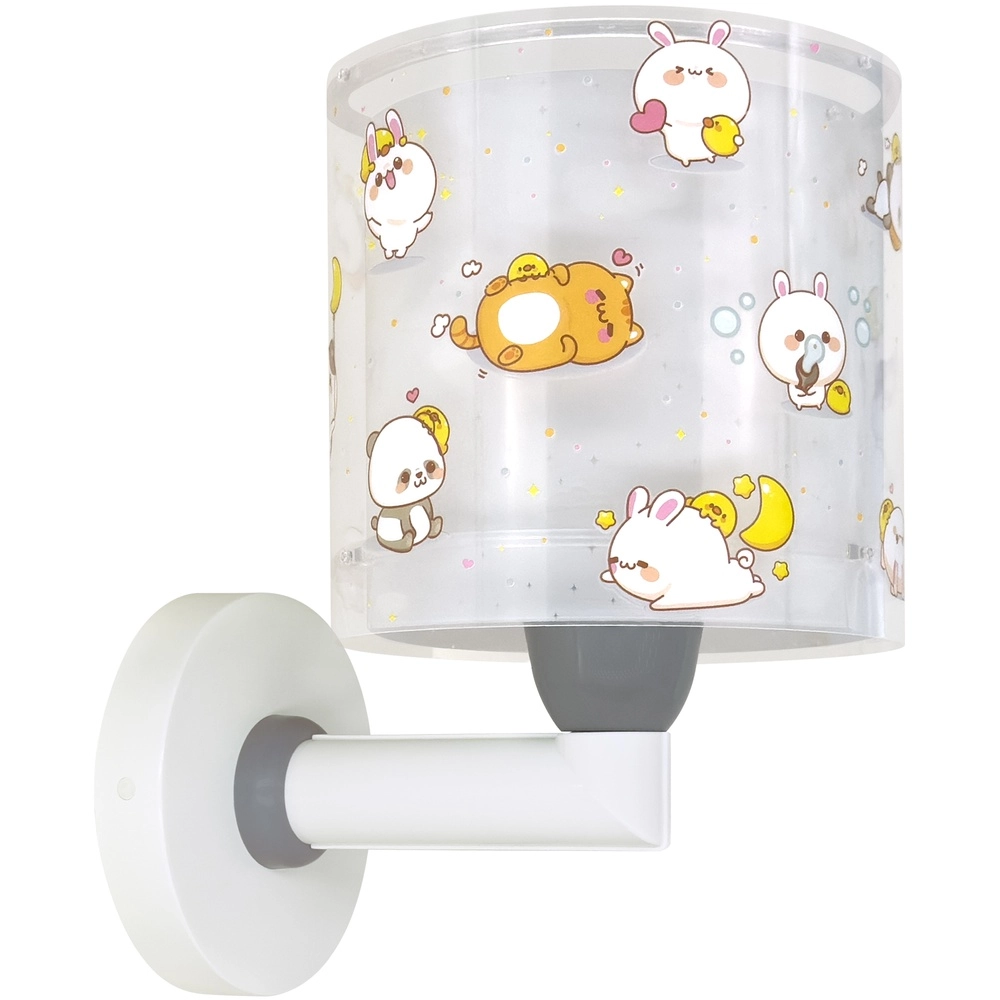 Children's wall lamp Kawaii Friends Grey glow in the dark Dalber 8420406417691