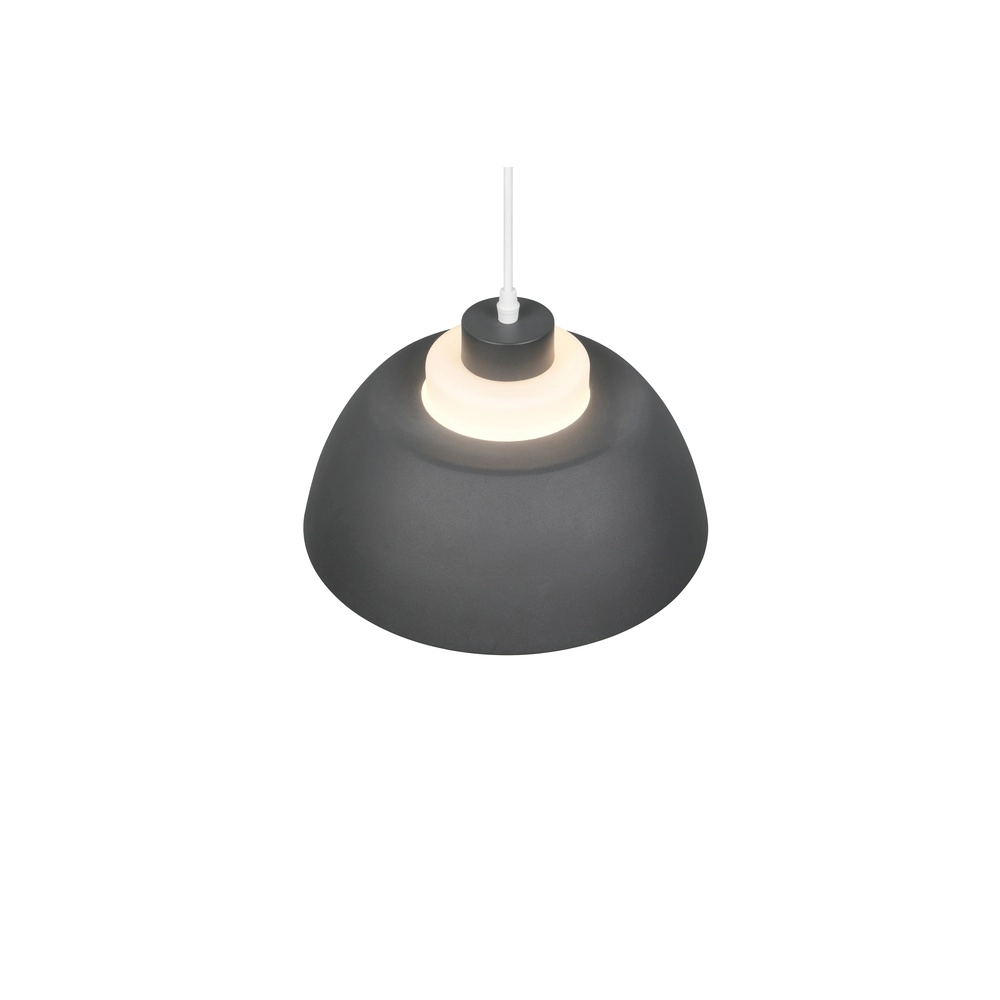 Design pendant lamp Tilos anthracite Ø 30cm Trio 4017807682434