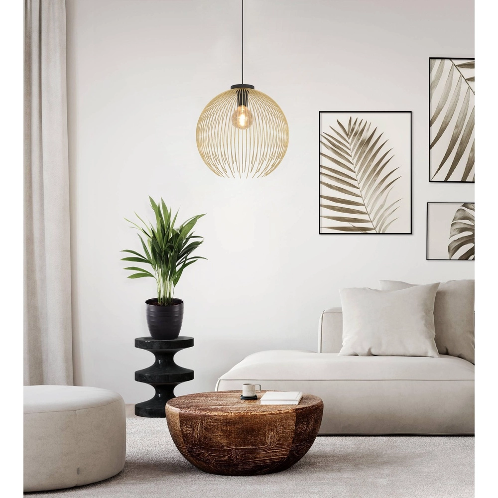Wire lamp Venezuela Ø 40cm - black with gold Eglo 9008606282265
