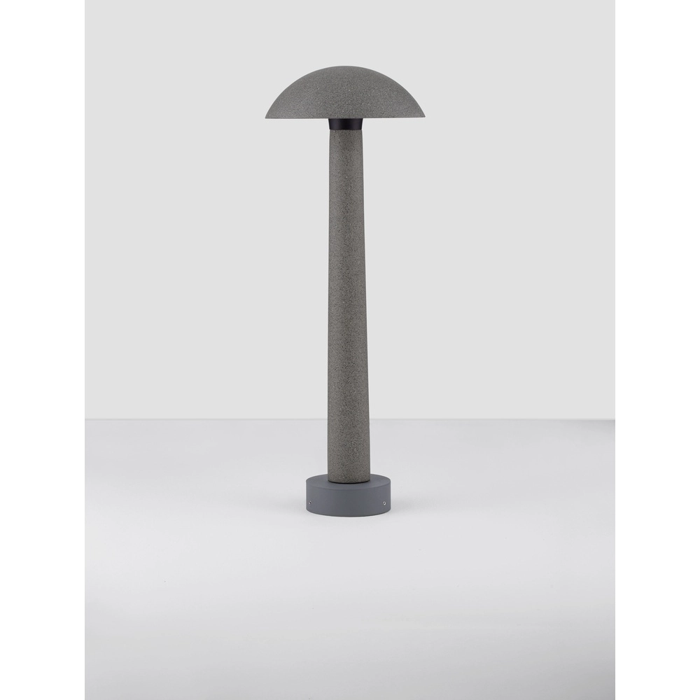 Round garden lamp Tura concrete grey 55cm Lyora 5212017454645