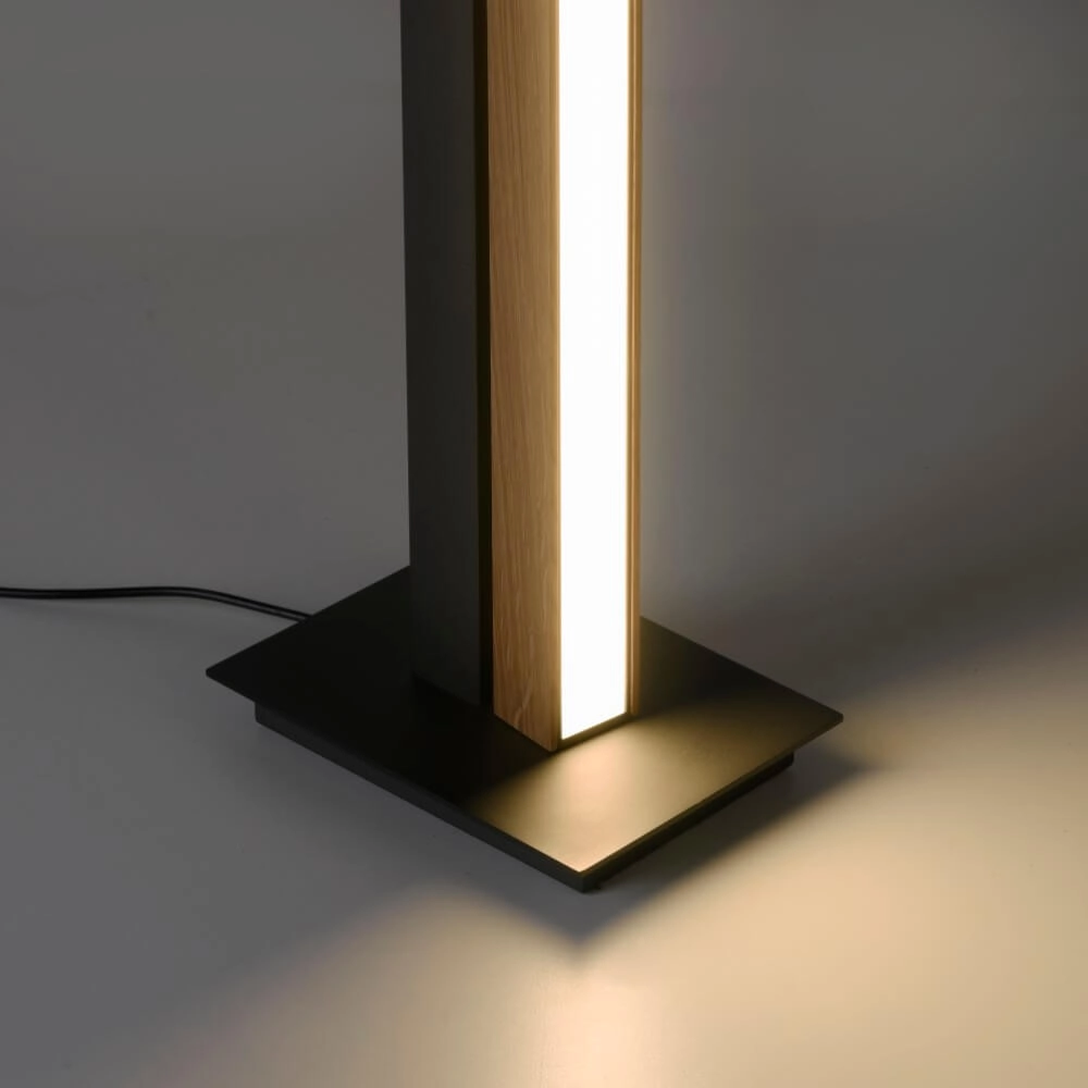 Floor lamp Pure-Lines wood Paul Neuhaus 4012248375754