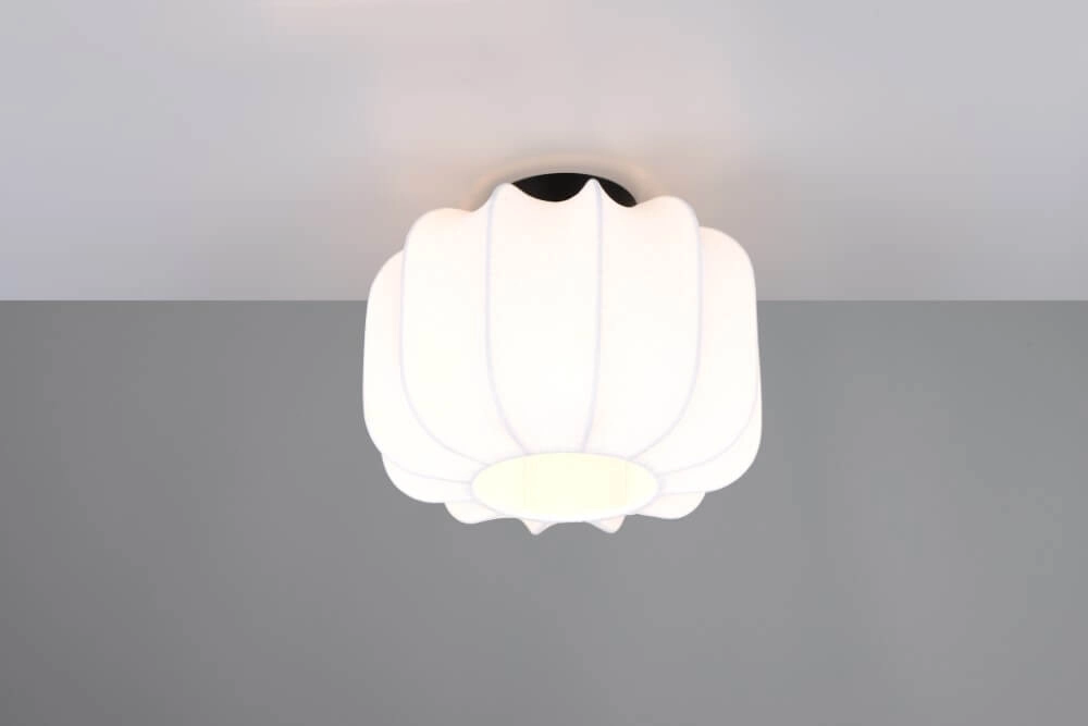 White design ceiling lamp Madleine Ø 25cm Trio 4017807638240