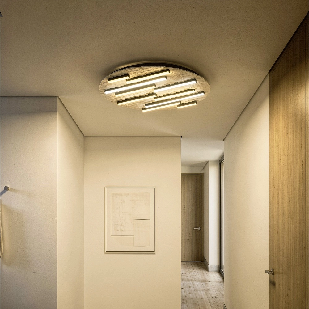 Ceiling lamp Campomarino sand brown Ø 48cm