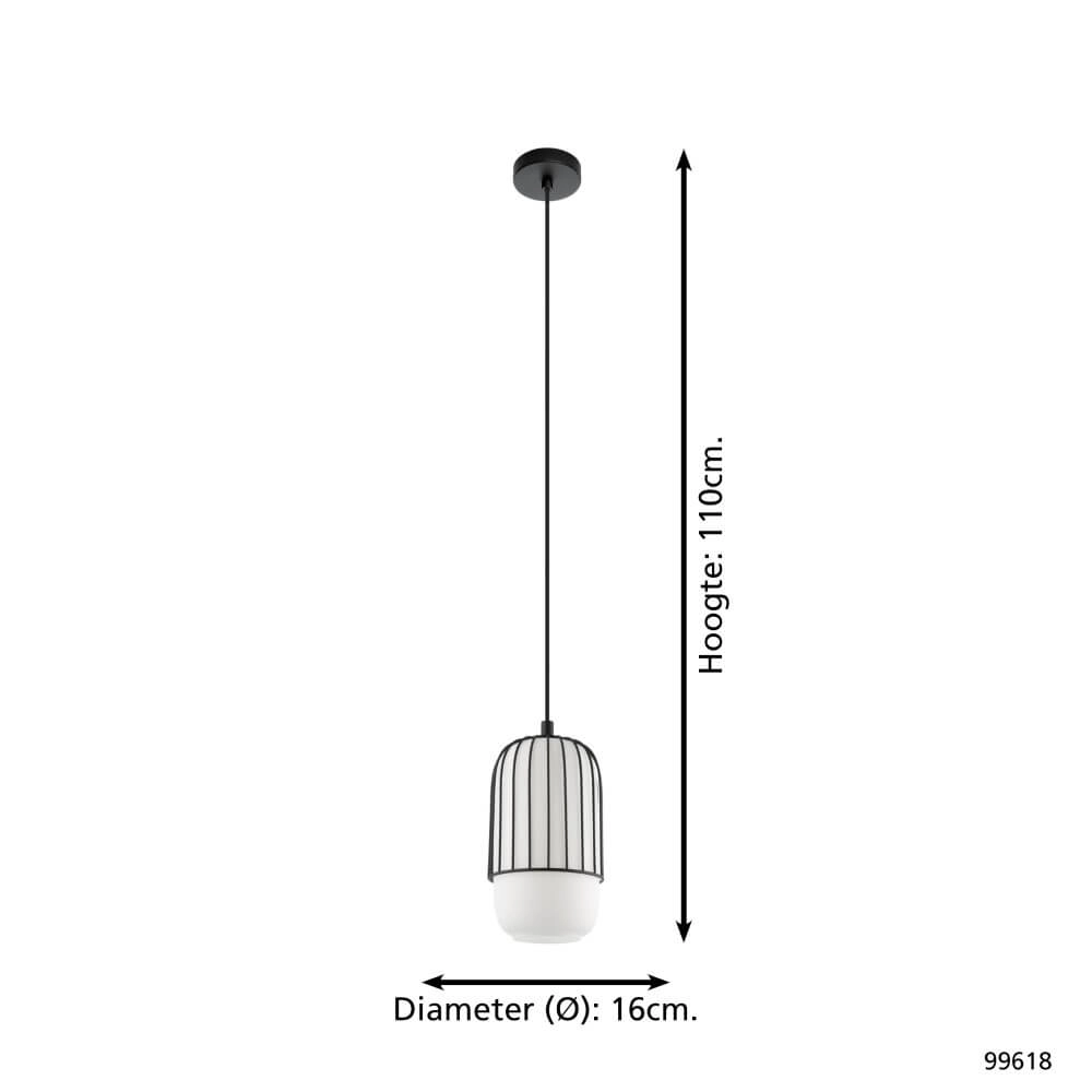 Design hanging lamp Muleges Ø 16cm Eglo 9002759996185
