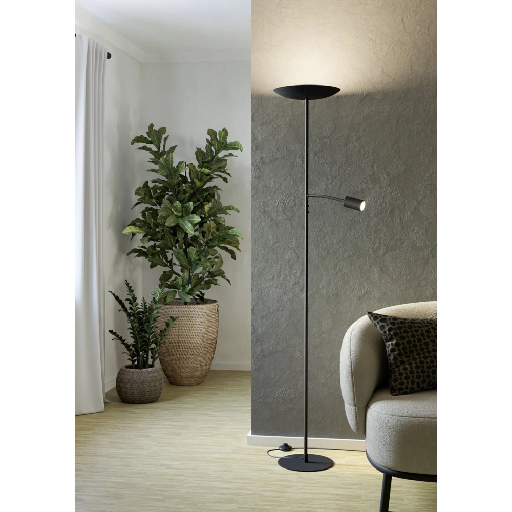 Floor lamp Conivarino black Eglo 9008606356577