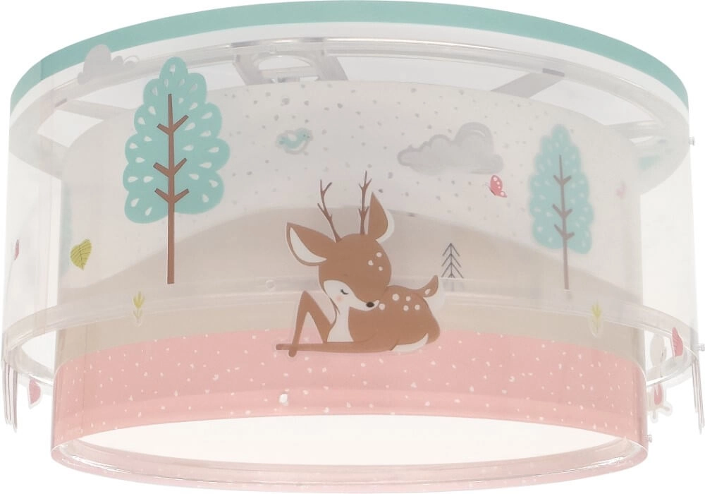 Children's room ceiling lamp Loving Deer pink Dalber 8420406003252