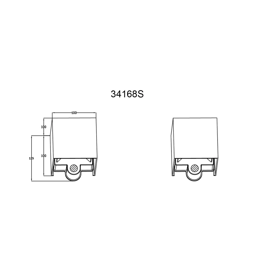 Surface-mounted spot Veronika anthracite with sensor Globo 9007371447268