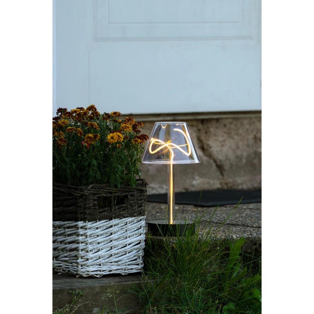 Unique table lamp Edison Design rechargeable KonstSmide 7318300030393