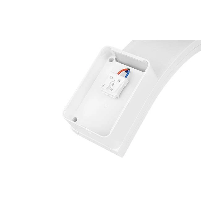 White outdoor lamp Diron with sensor Lyora 5904703018162