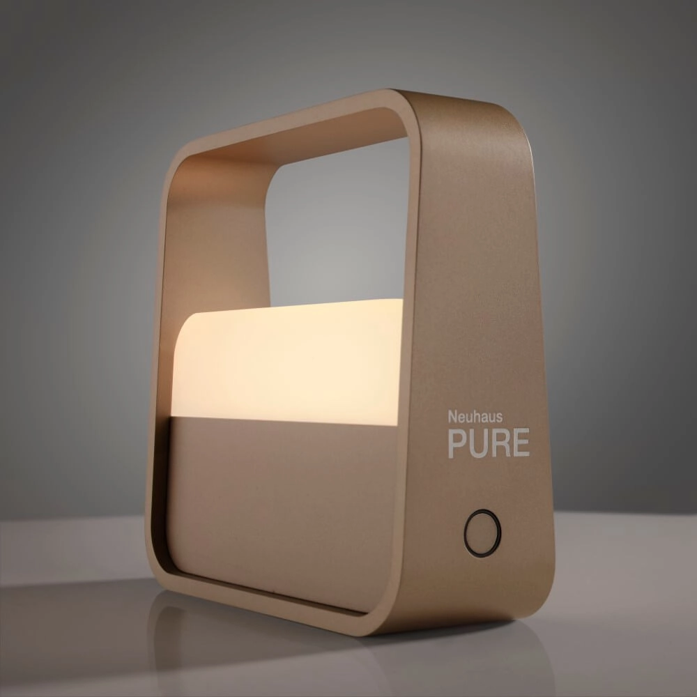 Designer table lamp Pure Go brass Paul Neuhaus 4012248382776